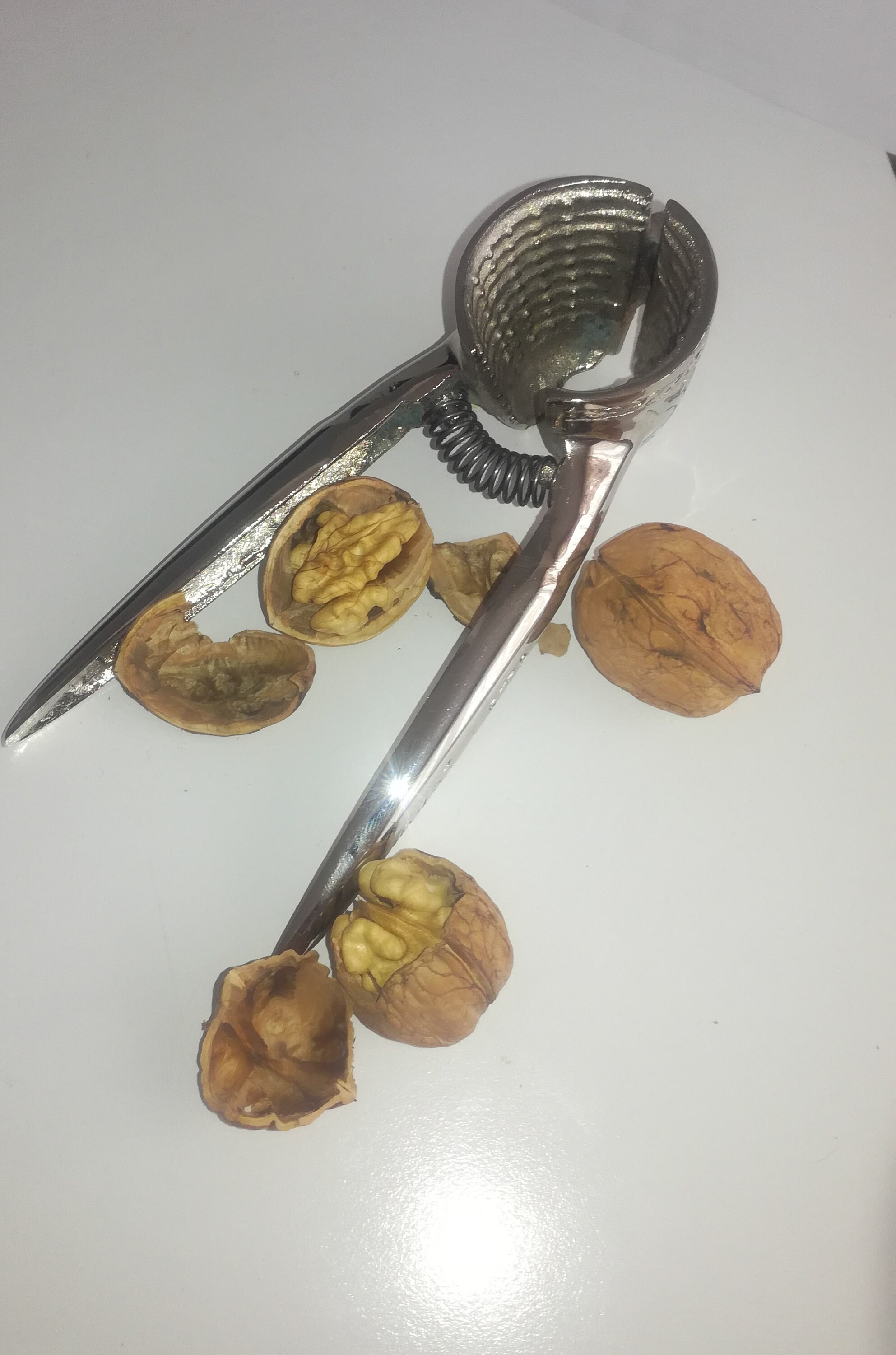 Vintage Brass Walnut Cracker,handcraft Silver and Gold Walnut Cracker ...