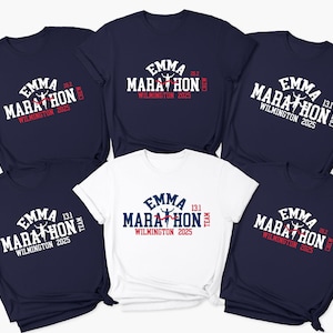 Custom Marathon Support Crew Shirt, Family Matching Support Crew Marathon Tshirt, Runners Race Team Matching Shirts, Gift for Runner Shirt