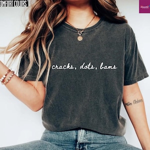 Comfort Colors Cracks Dots Bams Shirt, Mahjong Game Night Tshirt, Mah-jongg Tee, Gift for Mom Dad