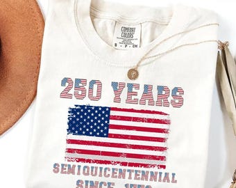 250th Flag Usa Anniversary Shirt, Comfort Colors America 250th Tshirt, Independence Day 4th of July Tee