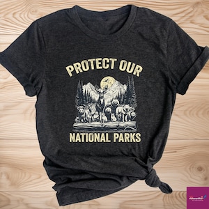 Protect Our National Parks Shirt, Parks Over Profit Granola Girl Protect Our National Park Support Shirt, Vintage Wildlife Lover Lover Shirt