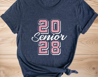 Graduation 2028 Senior Shirt, Graduation Class of 2028 Senior Shirt, Funny Senior Shirt, Back to School, Graduation Gift Retro TShirt