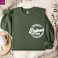 Officially Retired 2026 Sweatshirt, Funny Retirement Gift Men Sweater, Not My Problem Anymore for Women Teacher Sweat
