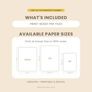 Projektplanerare utskrivbar PDF, projektledningsplanerare, uppgiftsspårare, milstolpetidslinje, deadlinespårare, A4 A5 brevplanerareinsats bild 5