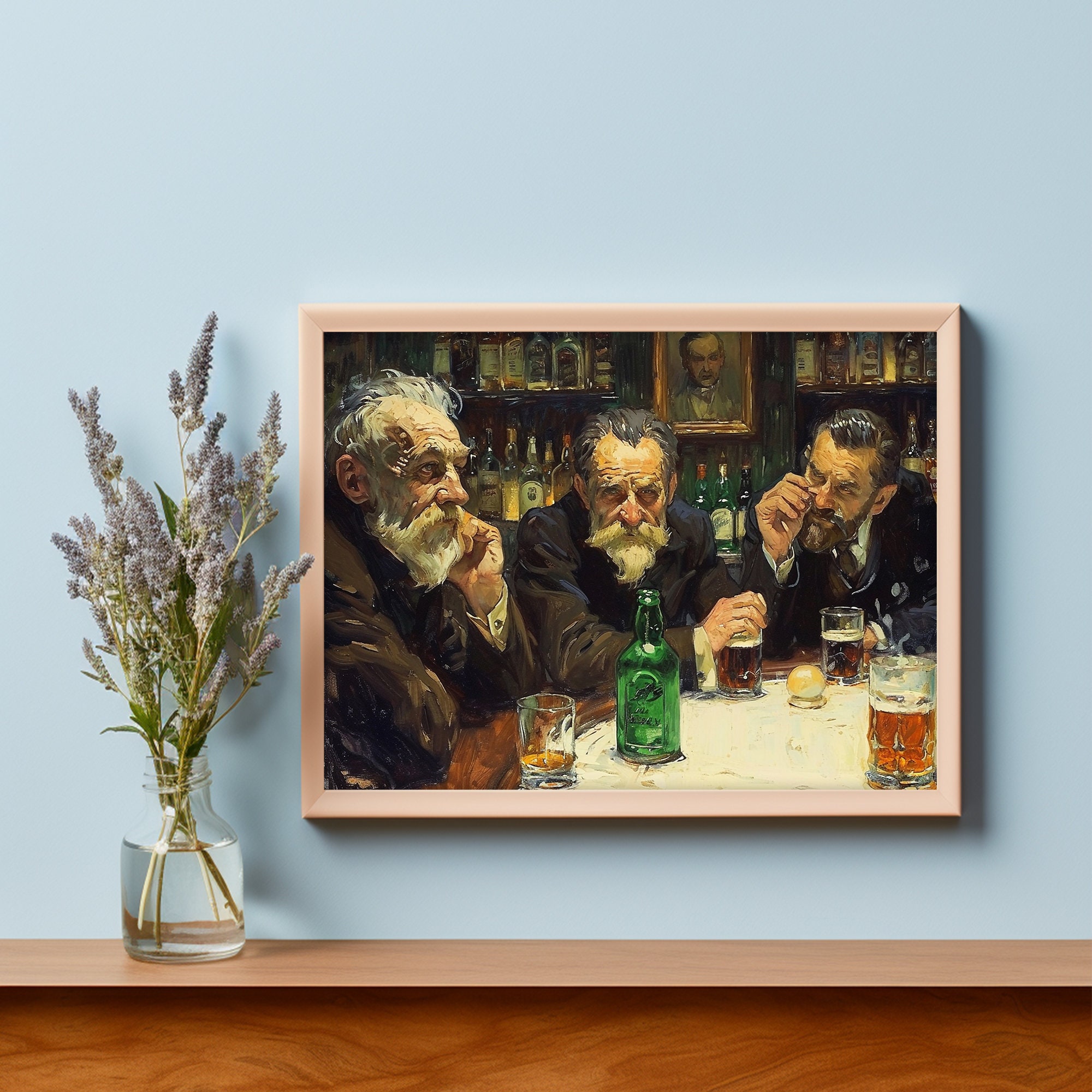Irish Pub Wall Art Print, Vintage St Patrick’s Day Beer Tavern Decor ...