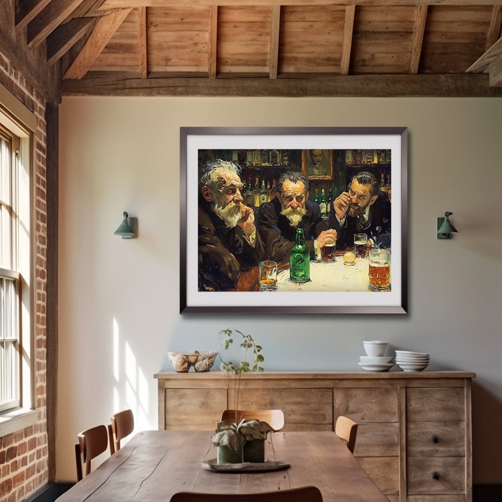 Irish Pub Wall Art Print, Vintage St Patrick’s Day Beer Tavern Decor ...