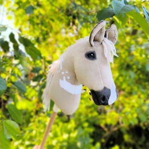 Palomino Hobby Horse A4 | Realistic Stick Horse | Equestrian Toy