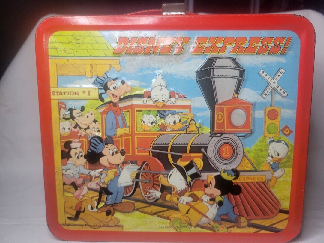 Vintage 1970's Disney Express Lunch Box Only No Thermos Etsy