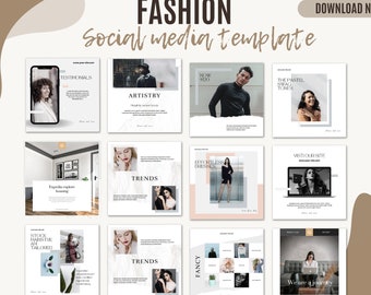 Mallar för mode-Canva, mallar för sociala medier för mode, mallar för mode-Instagram, modeinlägg-berättelser-höjdpunkter, modepaket