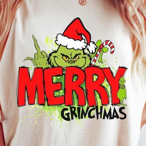Frohe Grnicmas Png, Weihnachten png, Grinc png, Trendige Weihnachten png, Weihnachtssublimation, Weihnachten Png, Frohe Weihnachten png, Xmas Vibes