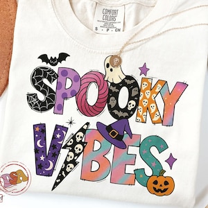 Spooky vibes png, funny halloween png, Halloween Png, Halloween Shirt Design, Retro Halloween Png, Spooky season png, Sublimation Designs