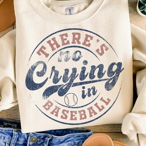 No se llora en el béisbol PNG, diseño retro (archivo PNG)