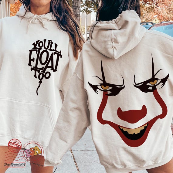 Horror Shirt Png, Horror Clown Balloon Png, Horror Movie Png, Horror Character Png, Horror Png, Horror Halloween Png, Halloween Shirt Png