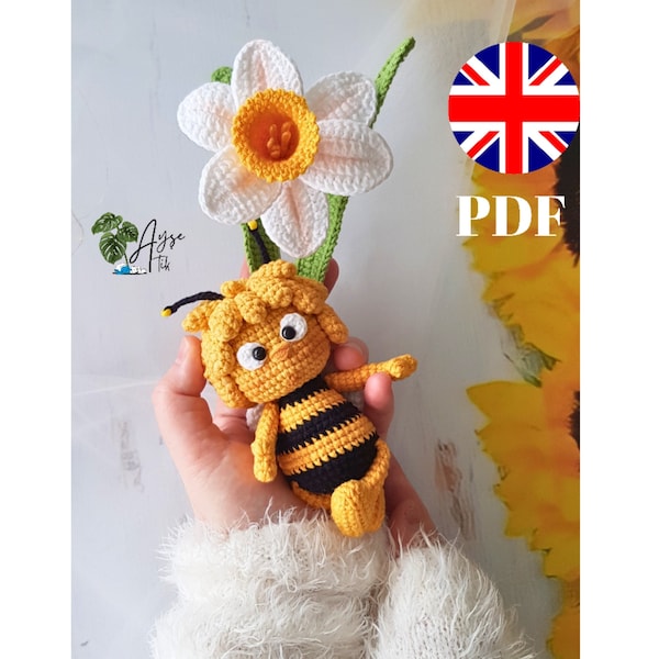 Cute honey bee english pattern pdf