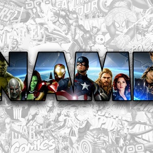 Custom name avengers