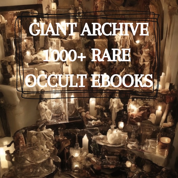 1000+  Occult Books, Magick Books, Witch Books, occult book collection, Occult Book Bundles, Rare Books, ebook pdf, spells