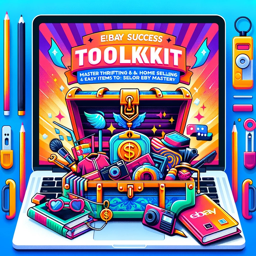 Ebay Success Toolkit 6in1 Set Master Thrifting Home Selling Pro Strategies, Easy Listing Tips