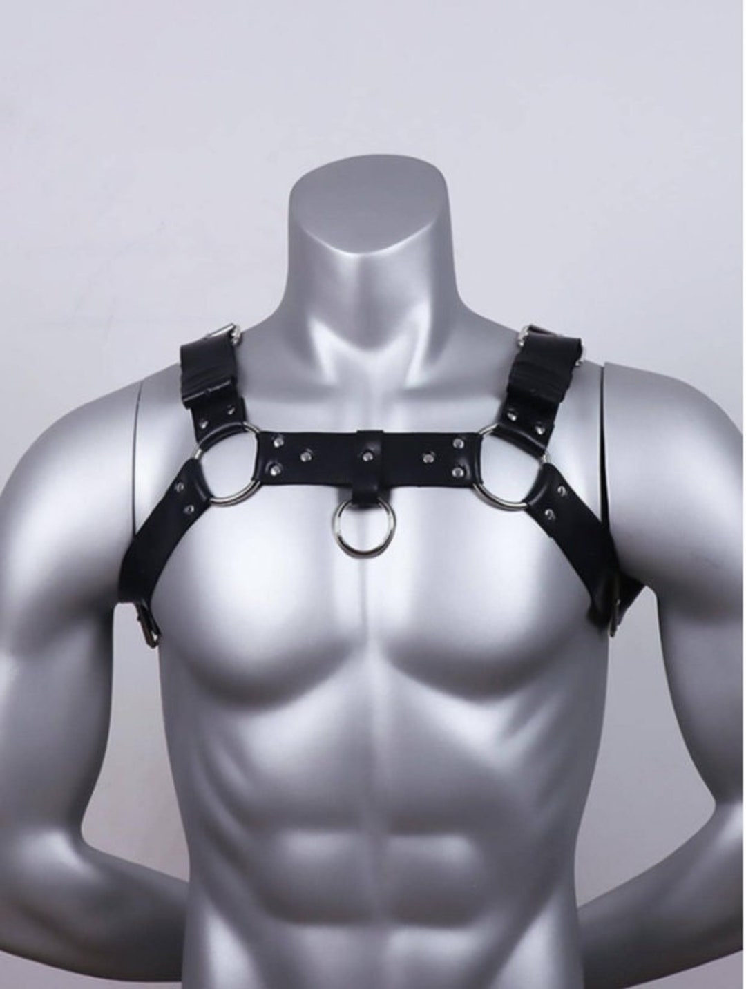 Bulldog Harness Men Leather Harness Men Punk Clothing Shoulder Men s Bulldog Harness Men Leather Harness Men Punk Clothing Shoulder Men s
