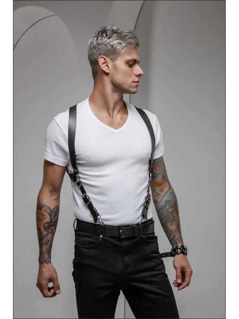 Suspender Harness Men Harness Belts for Men Men's Body Etsy