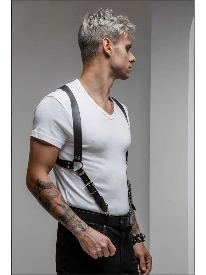 Men's Suspender Harness, Harness Belts for Men, Men's Body Belts, Back