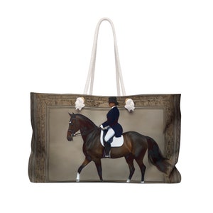 Dressage Horse Weekender Bag