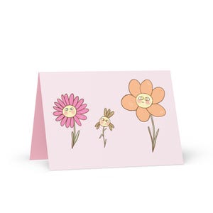 Blumen Kunst | Handgezeichnet | Grußkarte | Größe/Maße/Gewicht