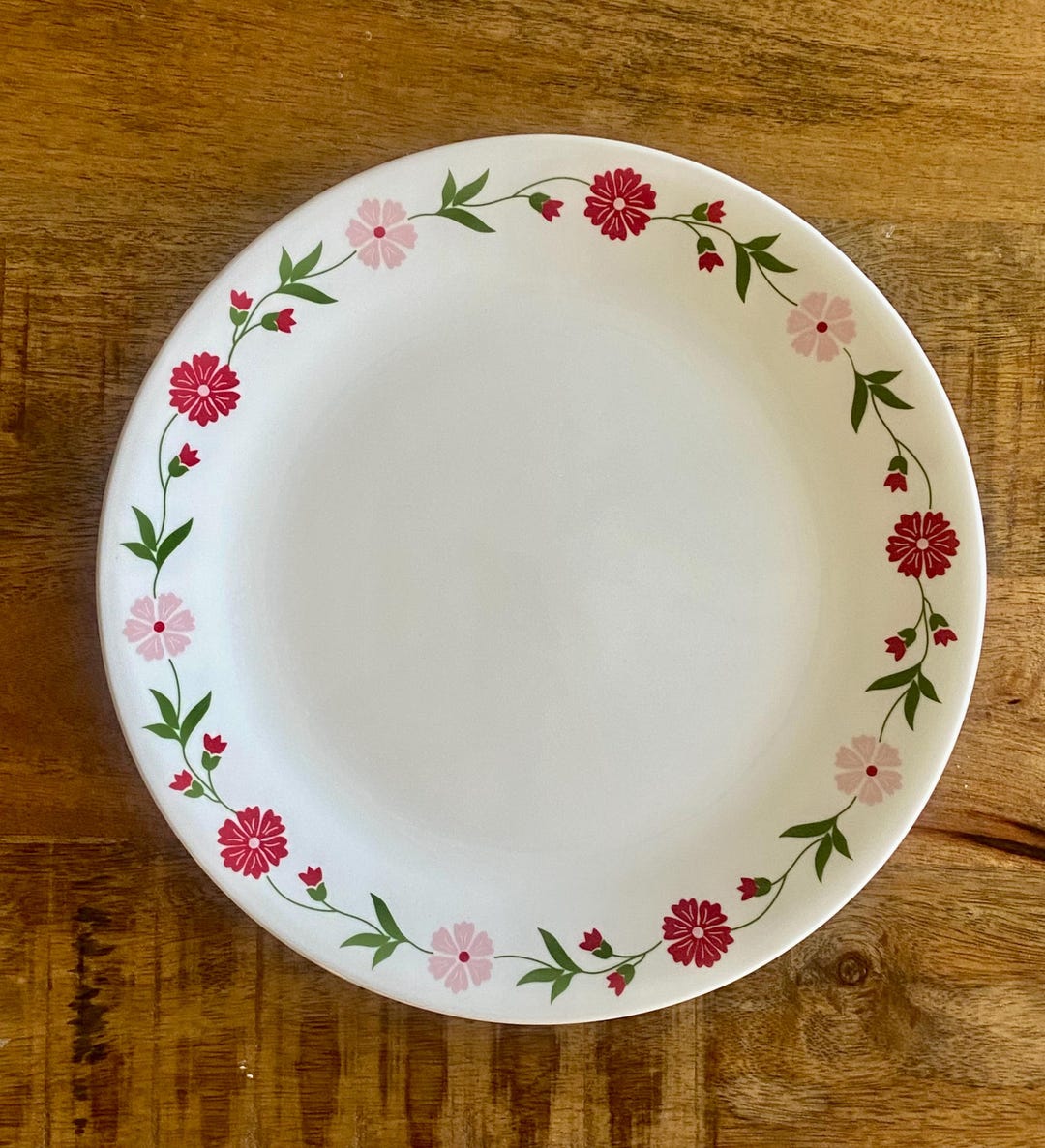 Lot of 3, Corelle SPRING PINK, Dinner Plates, 10.25 Inches in Like -new ...