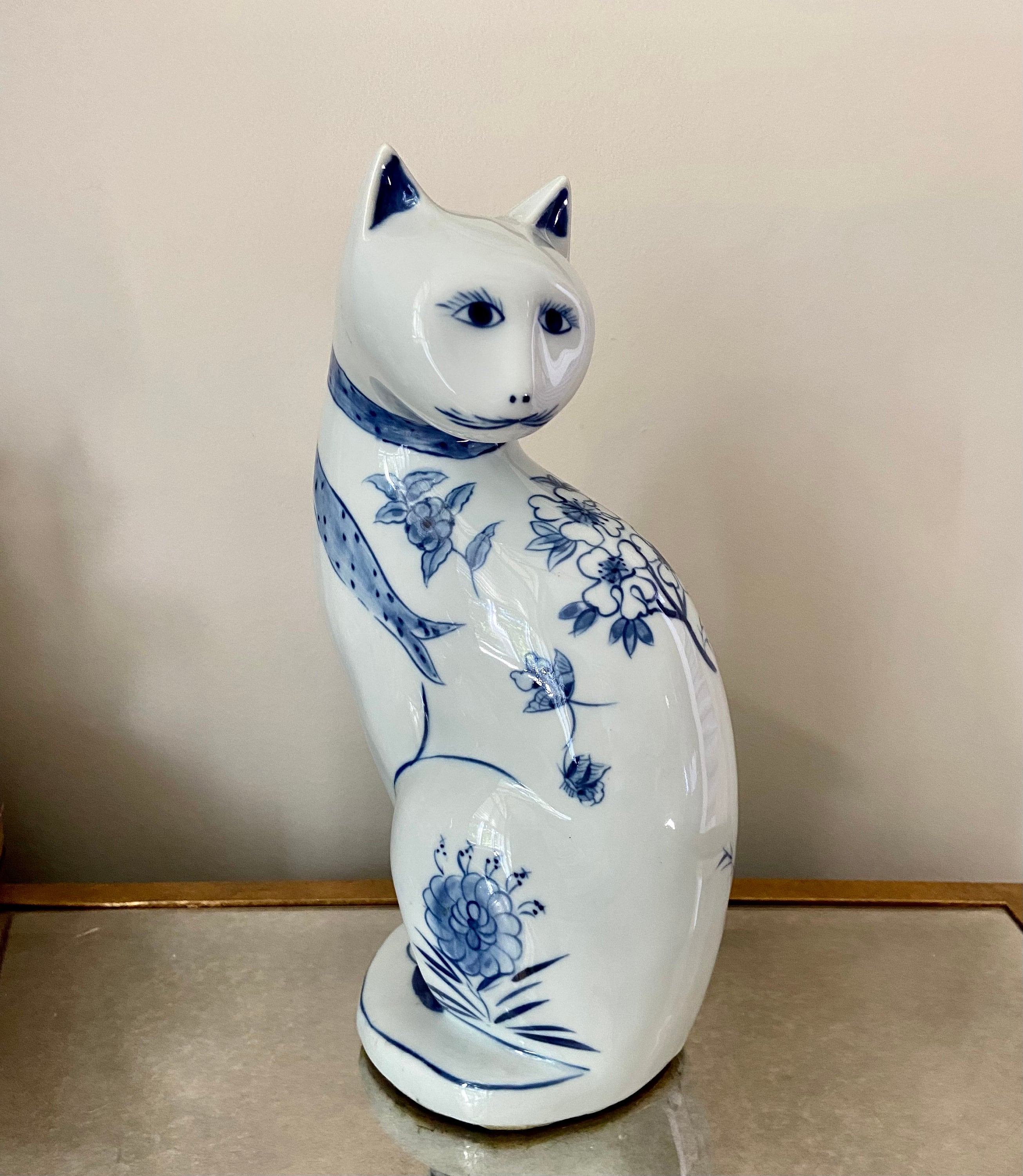 唐子　藍桃蝶花　置物　中国美術 唐子 藍桃蝶花 置物 中国美術 工芸品