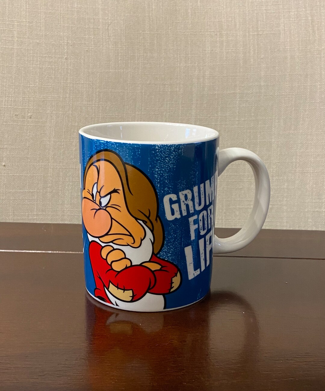 DISNEY, GRUMPY Seven Dwarfs/snow White 10 Oz, Ceramic Mug in Mint ...