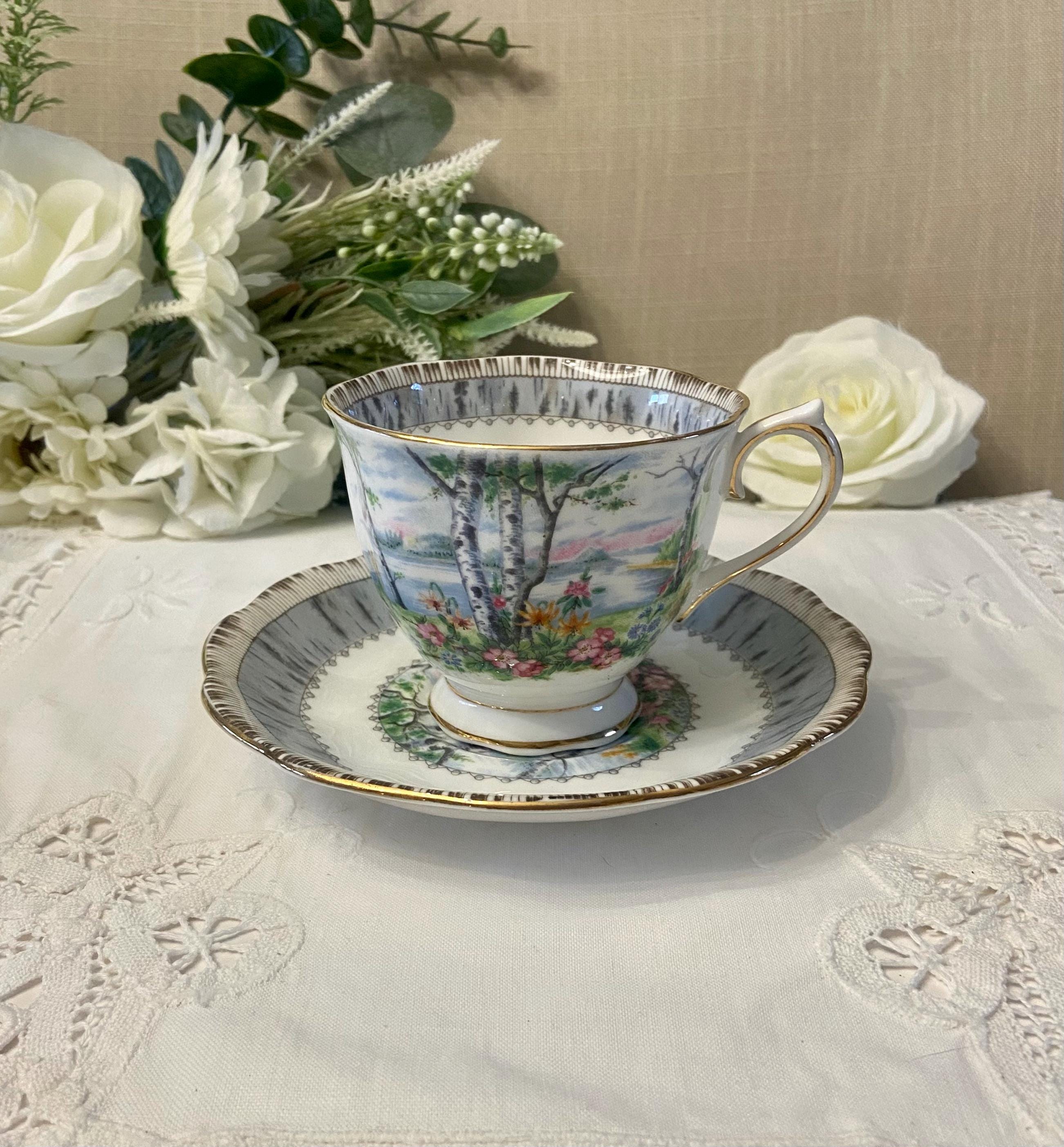 Royal Albert Silver Birch China - Etsy Canada