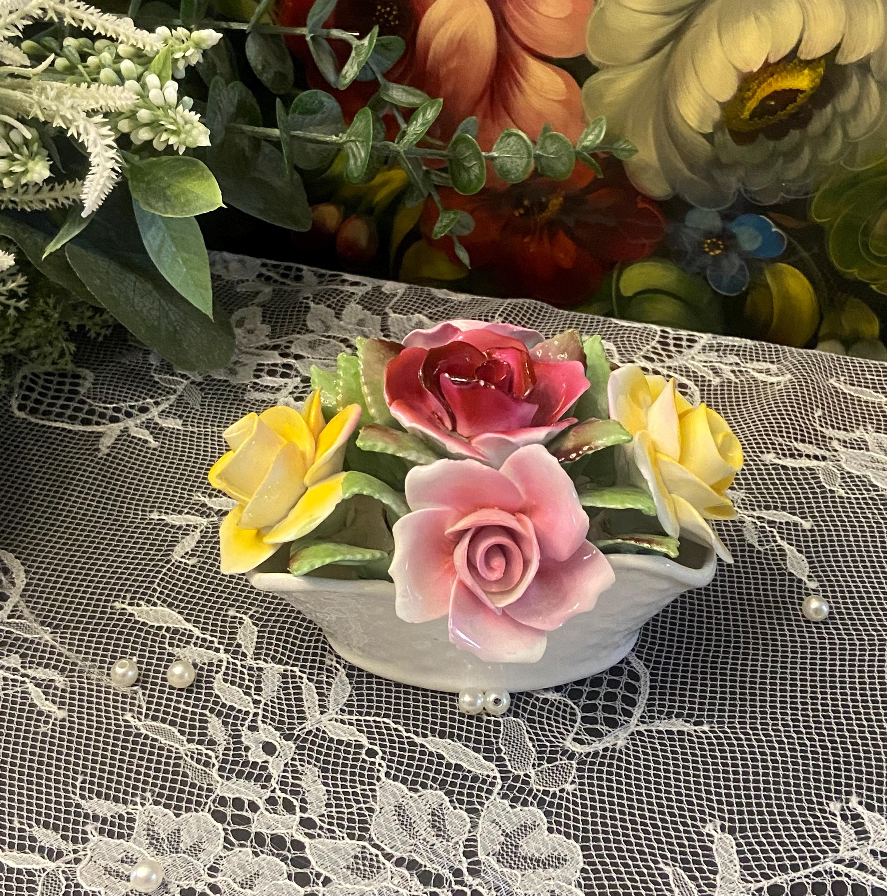1.デッドストック ロイヤルストラットフォード 陶花 ヴィンテージ インテリア Royale Stratford - Etsy