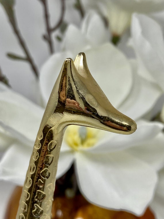 Lovely Gold and Glass Vintage AVON Giraffe Collec… - image 2