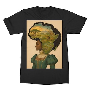 Haar Safari Kunst T-Shirt Kleid
