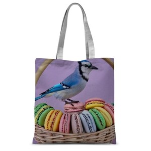 Blue Bird Jay Classic Sublimation Tote Bag