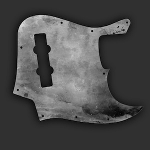 Custom Fender Jazz Bass-slagplaat met uniek ontwerp | Unieke basupgrade 3-laags (b/b/b) 10 montagegaten - vintage blikken overlays