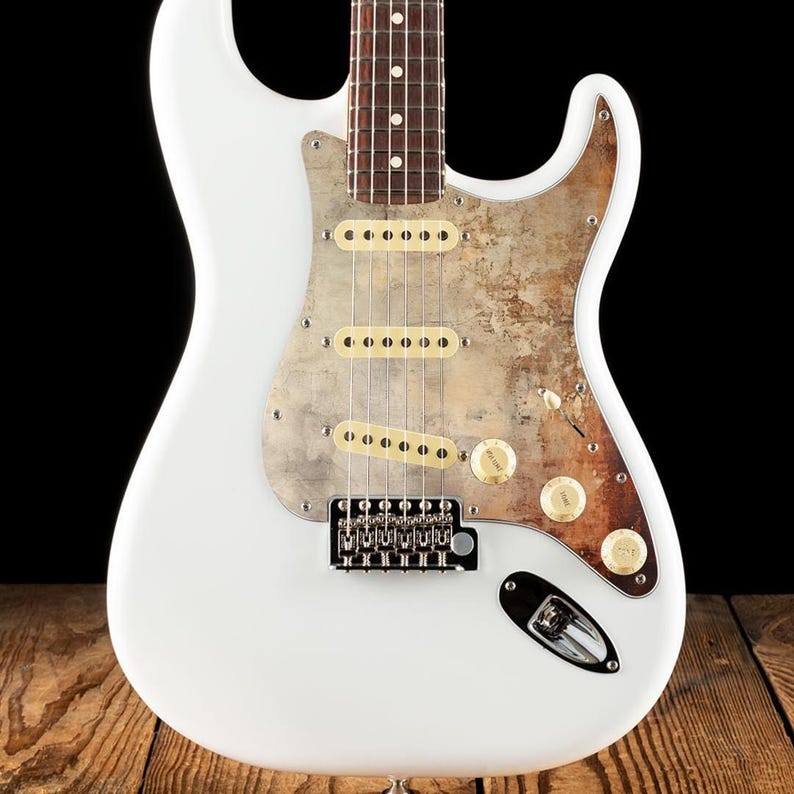 Custom Fender Stratocaster Pickguard, Unique Graphical Strat Scratch ...