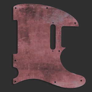 Fender Telecaster pickguard 8 mounting hole 3 Ply (W/B/W) - Custom Design Telecaster Pickguard - "Rum and Raisin"