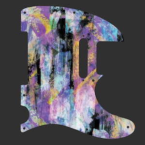 Golpeador personalizado para Fender Telecaster, placa protectora gráfica única para Telecaster, golpeador boutique para Telecaster - Blue Wonder