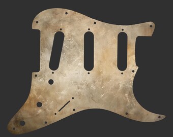 透明ストラトキャスターピックガード：ナノアクリル、11個のネジ穴