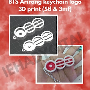 BTS Arirang Keychain – 3D Printing | 3MF & STL File | Instant Download | 3D Print File