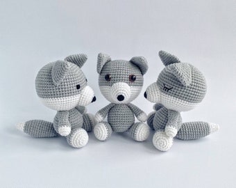 Crochet Wolf Pattern: Amigurumi for Majestic Crochet Animals & Toys, ENGLISH, Instant Download