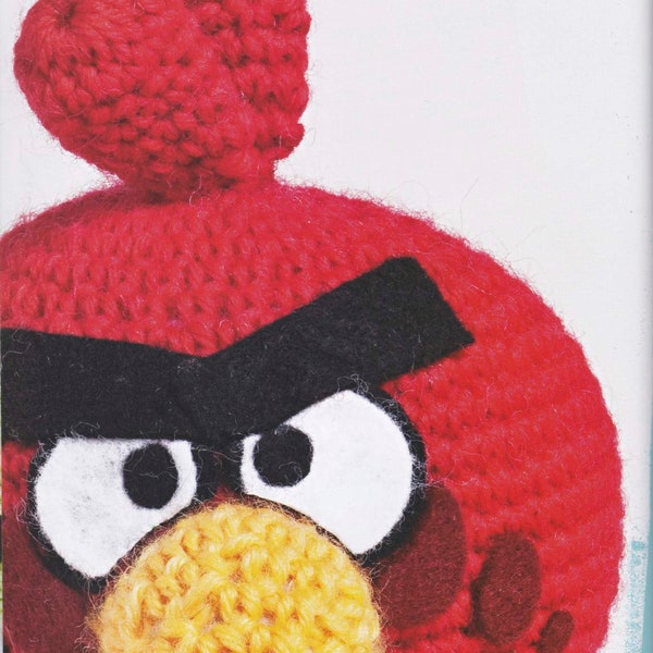 Adorables motifs au crochet : lot de charmants oiseaux en colère Amigurumi - Patron numérique PDF UNIQUEMENT