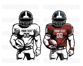Football Player Svg, Custom football player Personalize Football svg, American Football Svg, Football Png, Football Cut File, Football Shirt