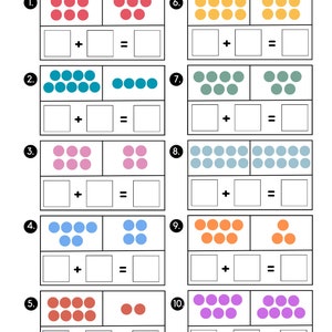 Super Fun Math for Basic Addition and Subtraction Worksheet for ...
