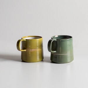 MUG handmade 300ml Minimalist, stoneware, ceramics, tableware, present for coffee, cappuccino, matcha, tea, water cup image 5