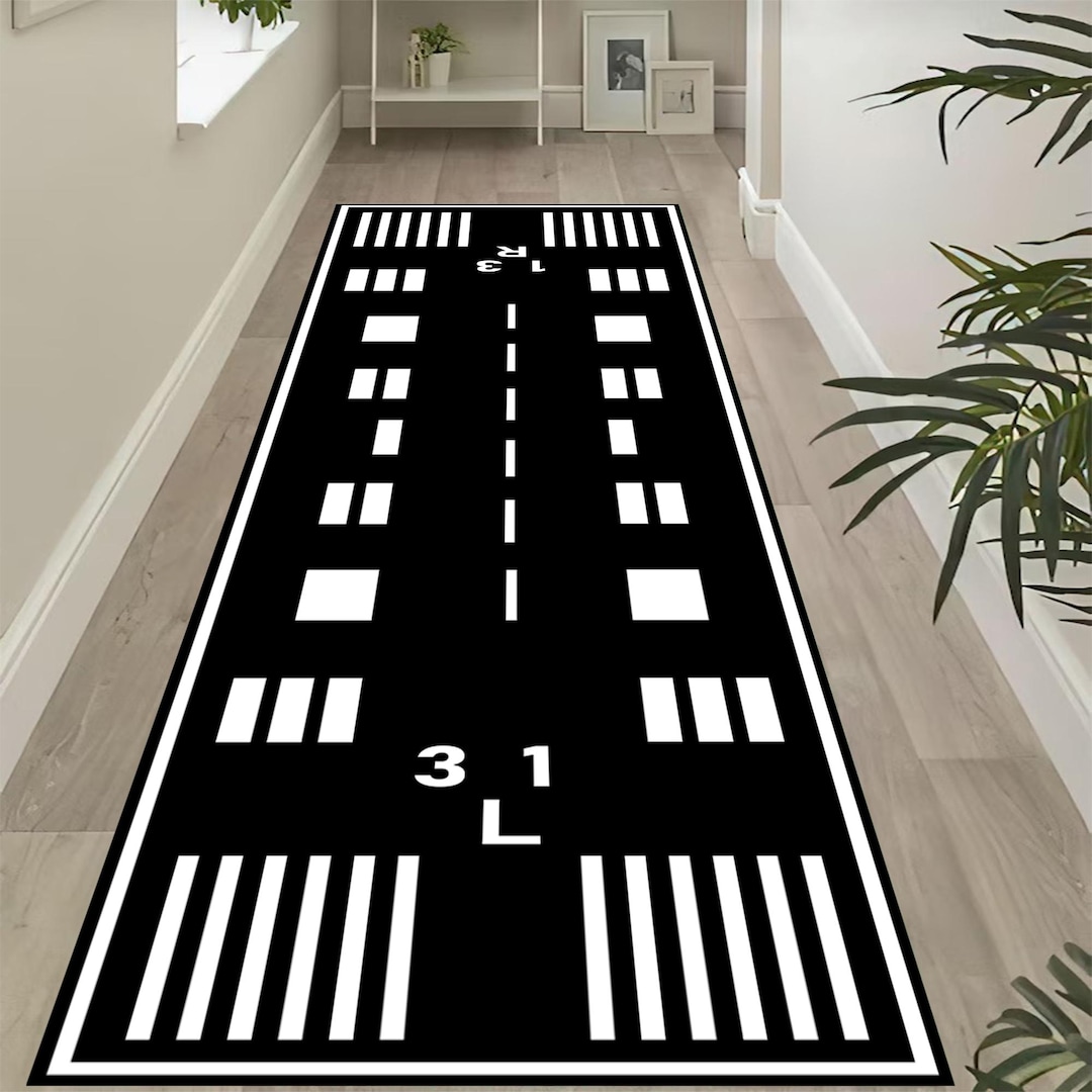 Flight Line Rug Runway Rug, Airport Runway Runner Rug,airport Runway Rug For,airlines ...