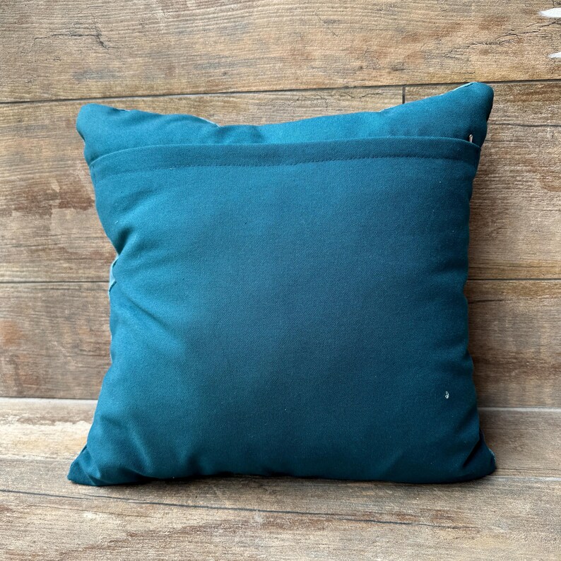 Buy Royal Blue Gold Flower Beadwork Throw Pillow Cover, Sequins