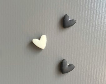 Heart magnet made of polymer clay