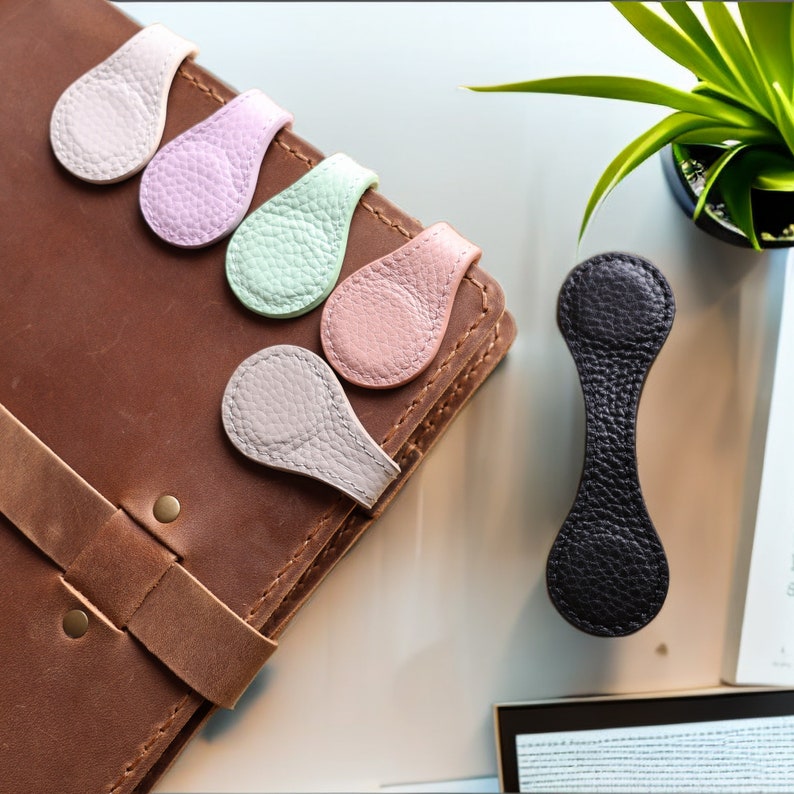 Custom Bookmarks, Leather Bookmarks, Personalized