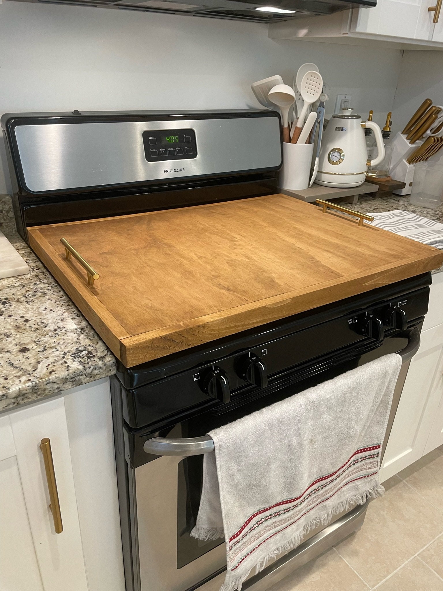 Electric Stove Cover 28 X 20- Soft And Durable Rubber Glass Stove Top  Prote